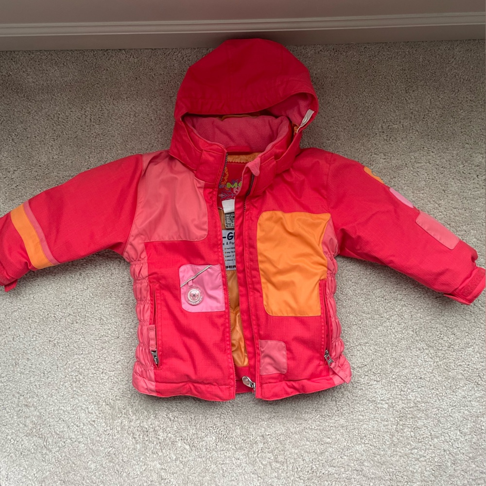 Obermeyer Kids Ski Jacket Size 3 Multicolor Nylon & Polyester Winter Coat